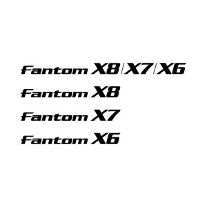 Fantom X8X7X6 Logo Vector