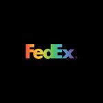 FedEx Pride Logo   Rainbow Colors