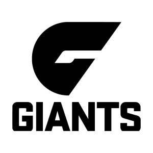 GWS GIANTS black Logo Vector
