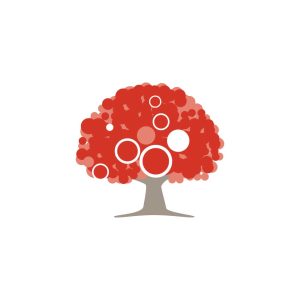 Geroa Bai Tree Logo Vector