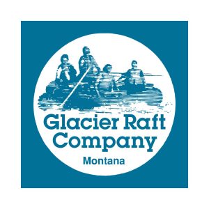 Glacier Raft Company Logo Vector