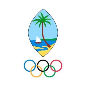 Guam National Olympic Committee Logo Vector