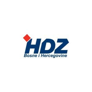 HDZ BiH Croatian Democratic Union of Bosnia and Herzegovina Logo Vector