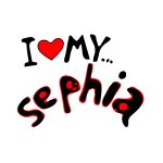 I LOVE MY SEPHIA Logo Vector