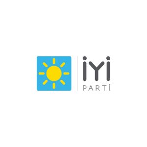 İyi Parti Mavi Wordmark Logo Vector