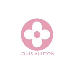 Louis Vuitton Pink Logo Vector