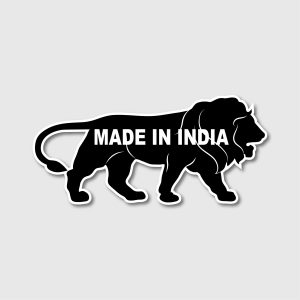 Made In India Sticker