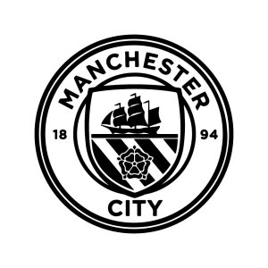 Man City Black Logo Vector