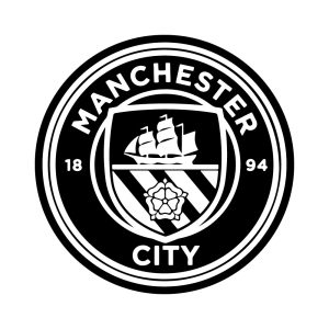 Man City White Logo Vector