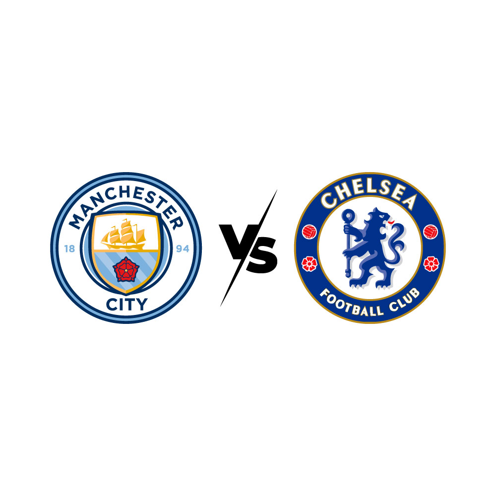 Manchester City VS Chelsea Logo Vector - (.Ai .PNG .SVG .EPS Free Download)