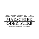 Marschier oder stirb Logo Vector