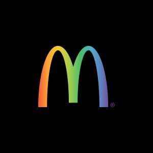 McDonald's Pride Logo   Rainbow Colors
