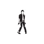 Michael Jackson Music Logo  Vector