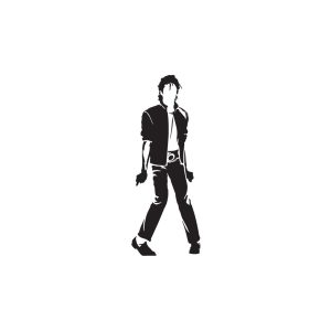 Michael Jackson Music Logo  Vector