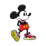 Mickey X Nike Logo Vector