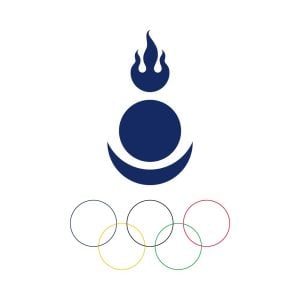 Mongolian Olympic Committee Logo Vector