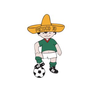 Mundial Futbol Mexico 1970 (Juanito Mascot Soccer) Logo Vector