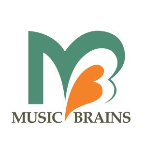 Music Brains Logo Vector