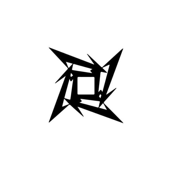 New Metallica ninja star Logo Vector - (.Ai .PNG .SVG .EPS Free Download)