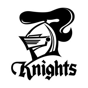 Newcastle Knights Black Logo Vector