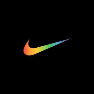 Nike Pride Logo 2023   Rainbow Colors