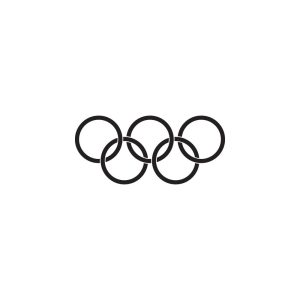 Olympic Games Rings Logo Vector