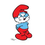 Papa Smurf Logo Vector