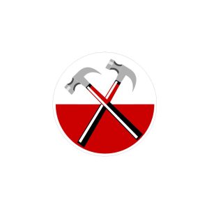 Pink Floyd. Hammers from The Wall Logo Vector