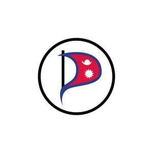Pirate Party Nepal Logo Vector
