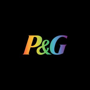 Procter & Gamble Pride Logo   Rainbow Colors