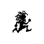 Rastaman reggae Logo Vector