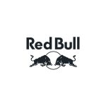 Red Bull Black Print Logo Vector