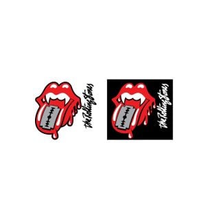 Rolling Stones Vampire Logo Vector