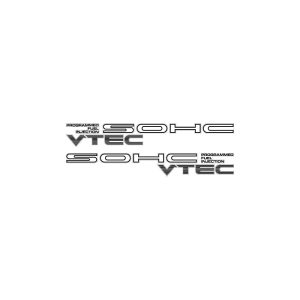 Sohc Vtec Programmed Fuel Injection Logo Vector