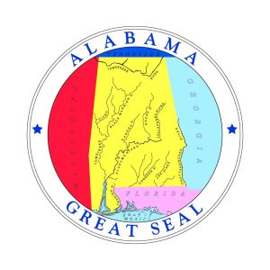 State Seal of Alabama Logo Vector