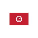 TİP Türkiye İşçi Partisi Flag Logo Vector