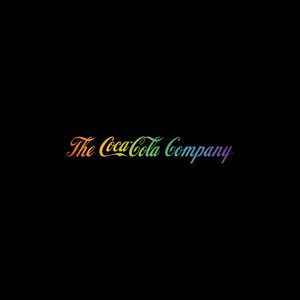 The Coca Cola Company Pride Logo   Rainbow Colors