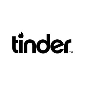 Tinder Black Logo Vector