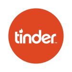 Tinder White Logo Vector