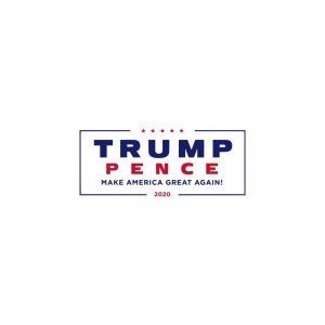 Trump Pence 2020 Presidential Campaign Logo Vector