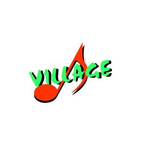 Village Music Logo Vector
