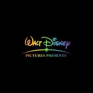 Walt Disney Pride Logo   Rainbow Colors