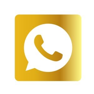 WhatsApp Gold Icon Vector