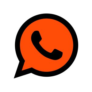 WhatsApp Orange Logo Vector