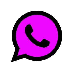 WhatsApp Purple Logo Vector