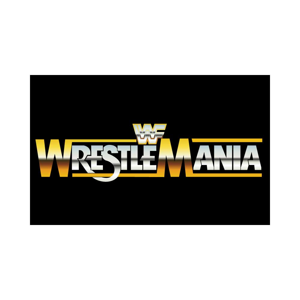 WrestleMania 1 Logo Vector