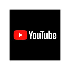 YouTube Black Background Logo Vector
