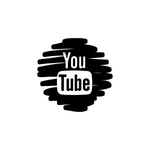 YouTube Cool Black Logo Vector