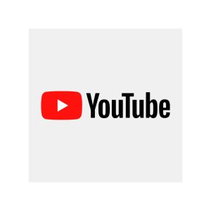 YouTube Grey Background Logo Vector