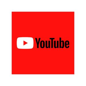 YouTube Logo Red Background Vector